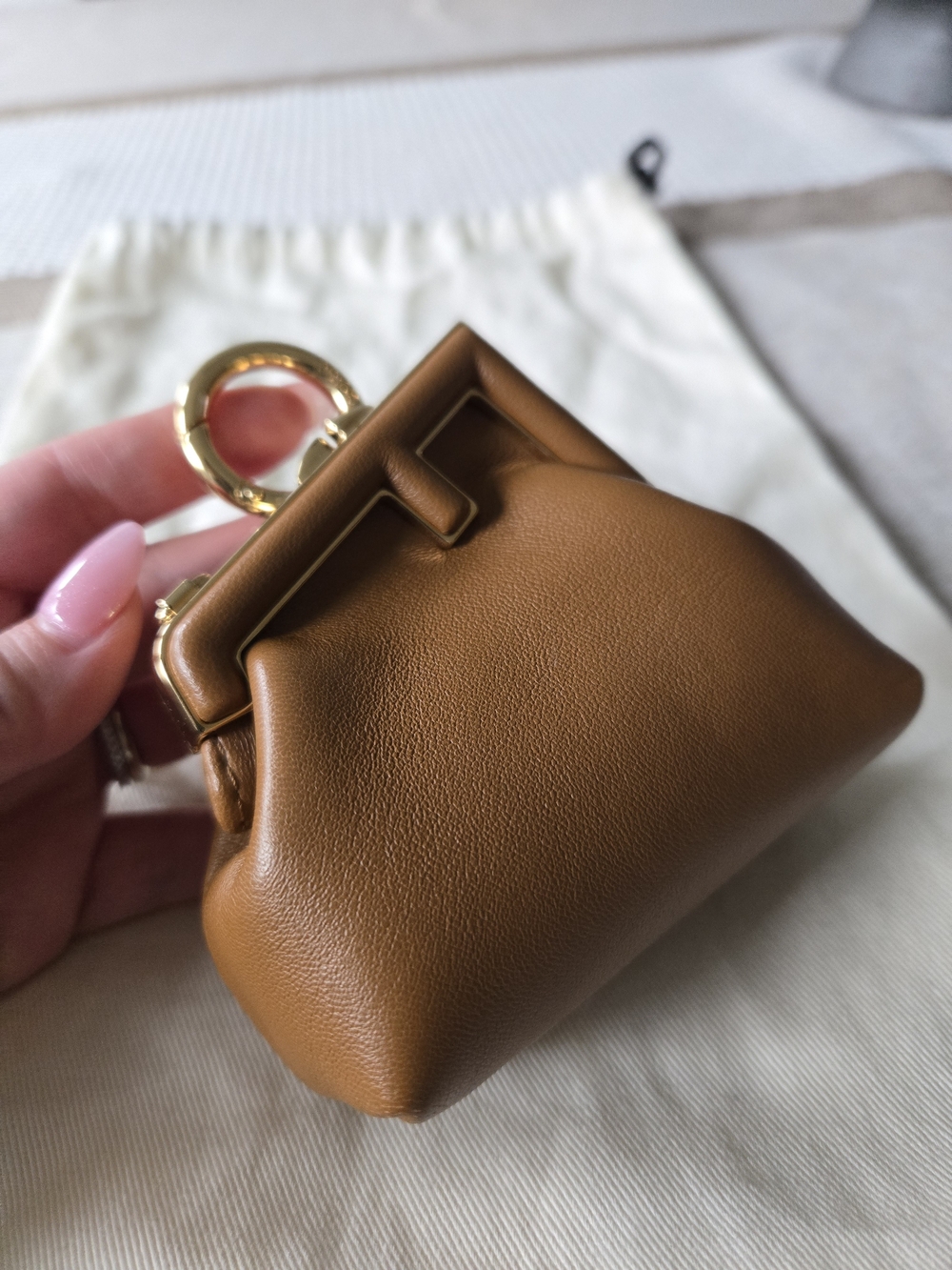 FENDI NANO WITH CHAIN